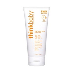 Thinkbaby SPF 50+ Baby Sunscreen – Safe, Natural Sunblock for Babies